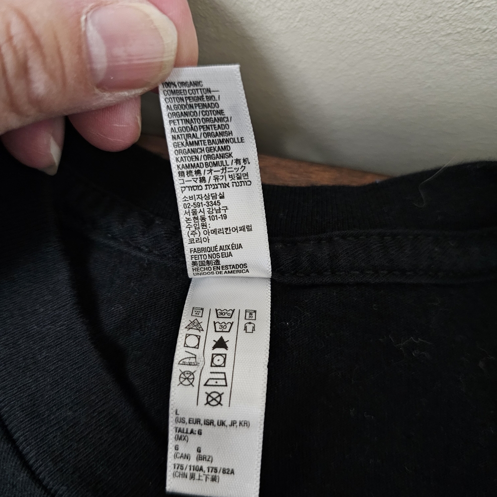 Google Black T-Shirt for Men Large - Picture 4 of 5